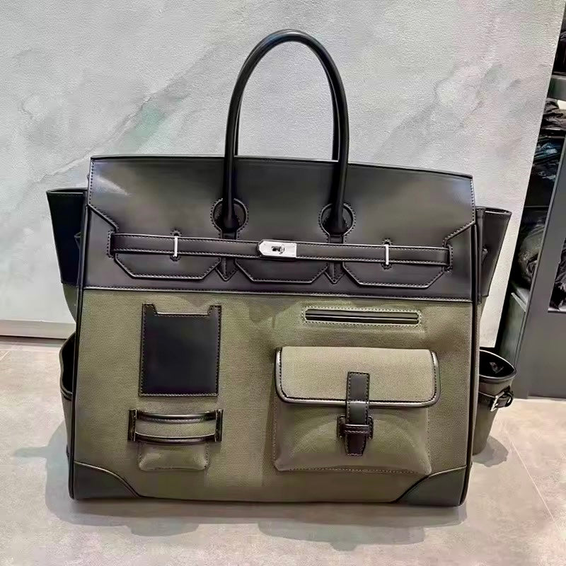 40cm Men's Canvas Travel Bag