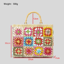 Load image into Gallery viewer, Crochet Square Bag
