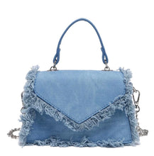 Afbeelding in Gallery-weergave laden, Denim Tassel Handbag
