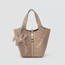 Carregar imagem no visualizador da galeria, Crocodile embossed handbag
