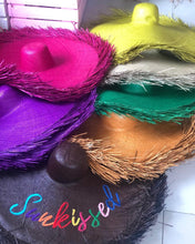 Carregar imagem no visualizador da galeria, Oversized Fringe Hat - CUSTOMIZE ME
