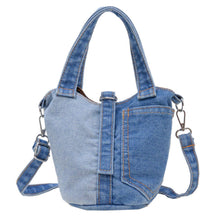 Загрузить изображение в средство просмотра галереи, 20cm Denim Bucket Bag
