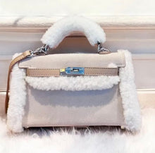 Load image into Gallery viewer, Furry Frosted Suede Bag
