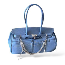 Загрузить изображение в средство просмотра галереи, Denim Birkin Longer Handle - Limited Edition
