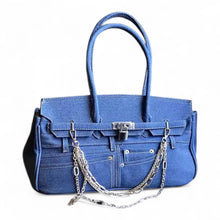 Загрузить изображение в средство просмотра галереи, Denim Birkin Longer Handle - Limited Edition
