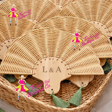 Load image into Gallery viewer, Handmade Rattan Fans
