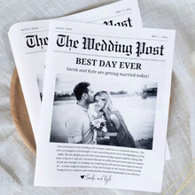 Load image into Gallery viewer, Wedding Newspaper
