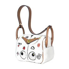 Load image into Gallery viewer, Lindy Eye Theme Faux Sheep Bag
