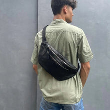 Load image into Gallery viewer, Men's Python Sling Bag
