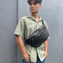 Load image into Gallery viewer, Men's Python Sling Bag
