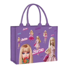 Lataa kuva Galleria-katseluun, Barbie Edition - Custom Stripe Canvas Tote Bag
