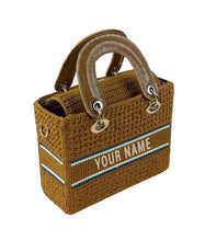 Load image into Gallery viewer, Leather Crochet Lady Bag
