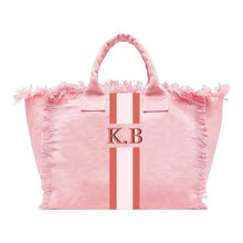 Lataa kuva Galleria-katseluun, Monogram Fringed Tote
