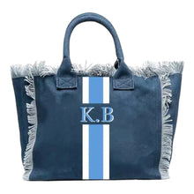 Lataa kuva Galleria-katseluun, Monogram Fringed Tote
