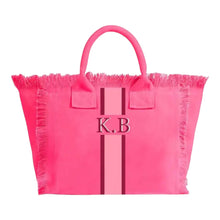 Lataa kuva Galleria-katseluun, Monogram Fringed Tote
