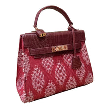 Load image into Gallery viewer, Inabel Croco Leather Kelly Bag
