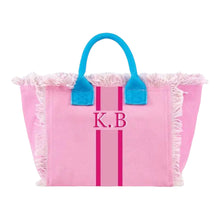 Lataa kuva Galleria-katseluun, Monogram Fringed Tote
