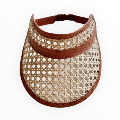 Solihiya Leather Visor - Travellers Hat Boutique