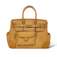 Cargar imagen en el visor de la galería, Birkin Cargo Leather Canvas Bag
