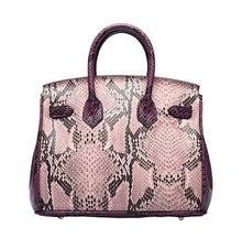 Load image into Gallery viewer, Snake Skin Pattern Genuine Leather Bag
