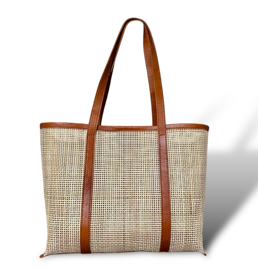 Rattan Webbing Tote