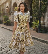 Load image into Gallery viewer, Filipiniana Bolero and Skirt 
