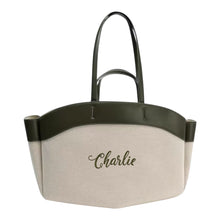 Lade das Bild in den Galerie-Viewer, Classic Leather Trim Canvas Bag
