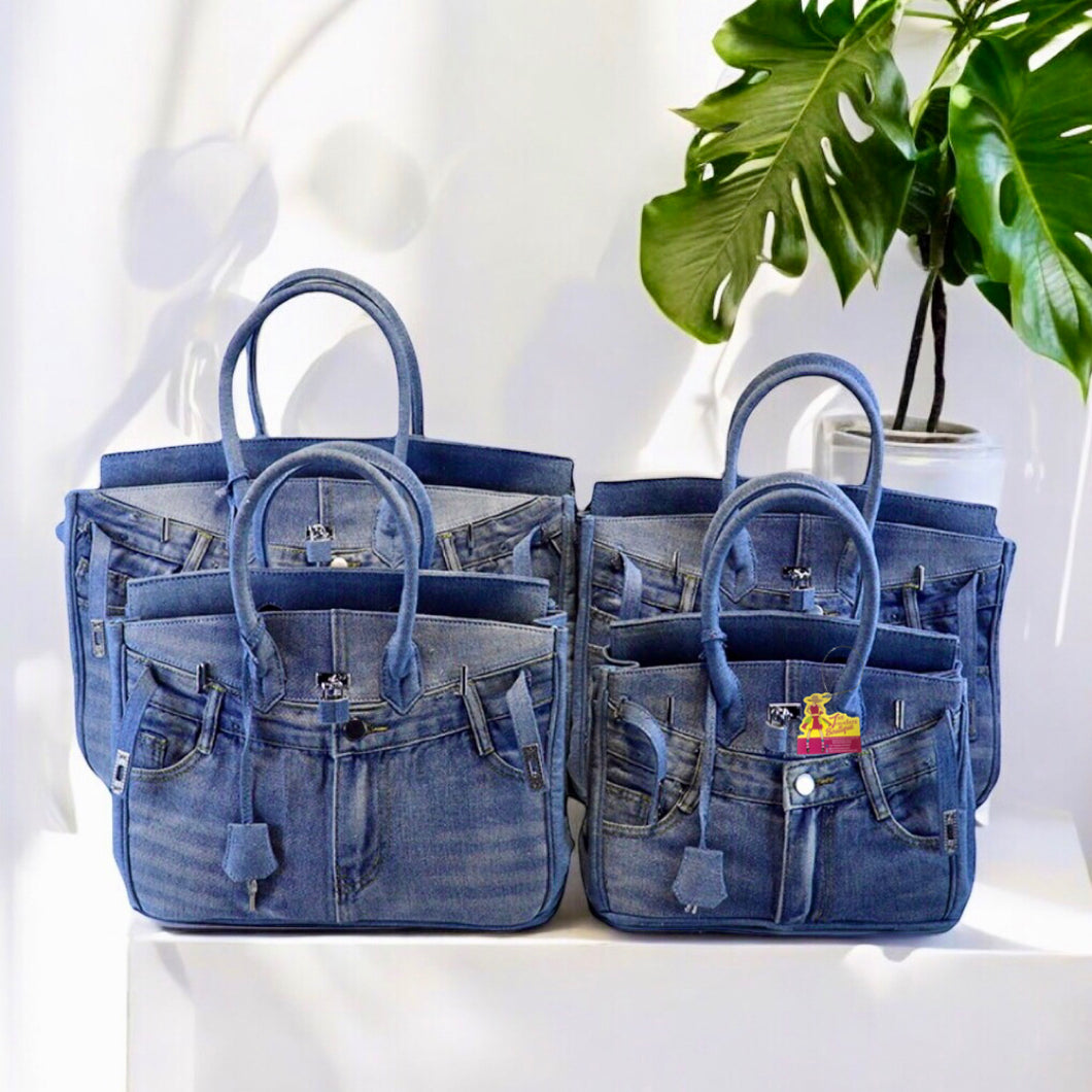 Birkin Denim Bag