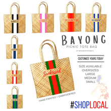 Load image into Gallery viewer, Bayong Picnic Tote - Travellers Hat Boutique
