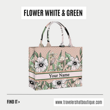 Load image into Gallery viewer, Custom Stripe Canvas Tote Bag
