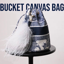 Charger l&#39;image dans la galerie, Premium Bucket Canvas Bag - Travellers Hat Boutique
