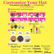 Load image into Gallery viewer, Round Hat - CUSTOMIZE ME - Travellers Hat Boutique
