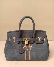 Load image into Gallery viewer, Canvas Birkin Stripe - Travellers Hat Boutique
