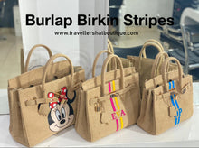 Charger l&#39;image dans la galerie, Burlap Birkin Striped - Travellers Hat Boutique
