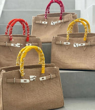 Lade das Bild in den Galerie-Viewer, Jute Birkin Bag
