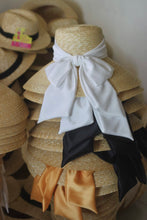 Afbeelding in Gallery-weergave laden, Bow Decor Straw Hat - Travellers Hat Boutique
