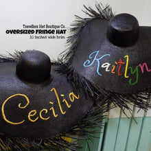 Afbeelding in Gallery-weergave laden, Oversized Fringe Hat - CUSTOMIZE ME - Travellers Hat Boutique
