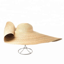 Load image into Gallery viewer, Oversized Wheat  Straw Hat - Travellers Hat Boutique
