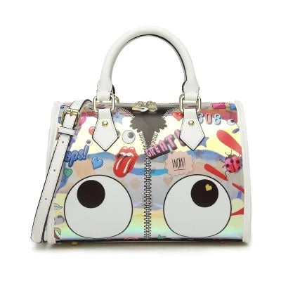 PVC Holographic Bowler Bag - Travellers Hat Boutique