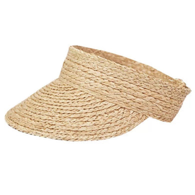 Raffia Sunvisor - Travellers Hat Boutique