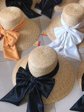 Afbeelding in Gallery-weergave laden, Bow Decor Straw Hat - Travellers Hat Boutique
