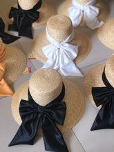 Afbeelding in Gallery-weergave laden, Bow Decor Straw Hat - Travellers Hat Boutique
