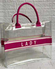 Carica l&#39;immagine nel visualizzatore di Gallery, Clear Handbag Stripes - Travellers Hat Boutique
