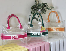 Carica l&#39;immagine nel visualizzatore di Gallery, Clear Handbag Stripes - Travellers Hat Boutique
