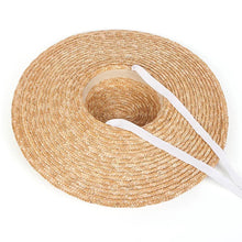 Charger l&#39;image dans la galerie, Wheat Straw Hat with Ribbon Tie - Travellers Hat Boutique
