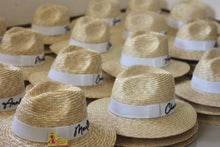 Load image into Gallery viewer, Panama Boater Hat - Travellers Hat Boutique
