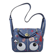 Загрузить изображение в средство просмотра галереи, Denim Lindy Eye Theme Bag - Travellers Hat Boutique
