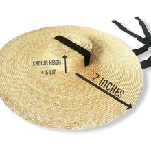 Load image into Gallery viewer, Wheat Straw Hat - L - Travellers Hat Boutique
