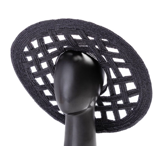 Cutout Brim Straw Hat - Travellers Hat Boutique