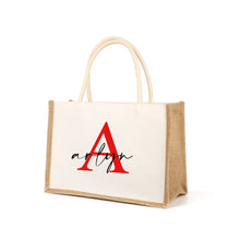 Carica l&#39;immagine nel visualizzatore di Gallery, Embroidered Linen Tote - Travellers Hat Boutique
